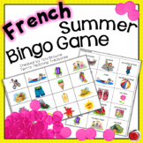 French Summer Time Bingo Game