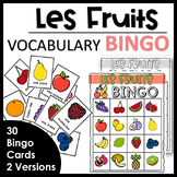 French Summer Vocabulary Bingo Game | L'été Bingo