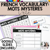 French Summer Word Work | Mots Mystères: l'été | NO PREP