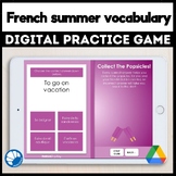French Summer vocabulary digital game