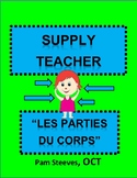French Supply Teacher Emergency Kit 3, "Les parties du cor