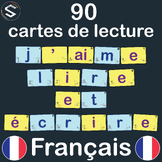French Syllables, Letters Reading flashcards (Cartes de Le