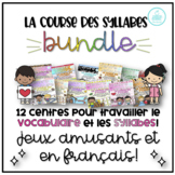 French Syllables PHONICS BUNDLE - 12 Centres de Conscience