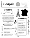 French Syllabus -Easy to edit in Google Slides