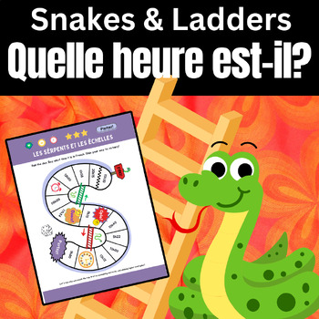 Preview of French Telling Time Game Quelle heure est-il