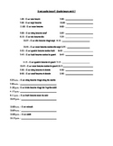 French Telling Time Handout