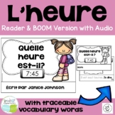 L'heure French Telling Time Reader Printable & Boom Cards 
