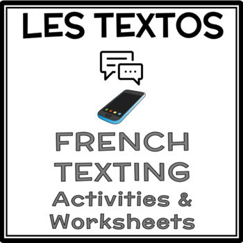 Preview of French Texting Activity - Les textos
