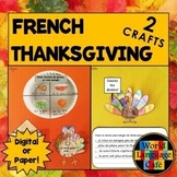 French Thanksgiving Interactive Notebook Crafts l'Action d