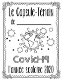 French - Time Capsule - Capsule-Témoin - Covid-19