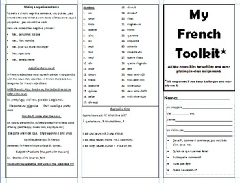 Preview of French Toolkit