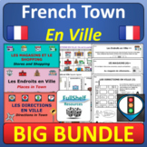 French Town City Directions Places Stores En Ville et la C