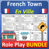 French Town En Ville Role Play Speaking Activities Convers