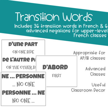 23 French Transition Words to Make Your Sentences Flow