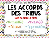 French Tribes Agreements Posters / Les règles de classe
