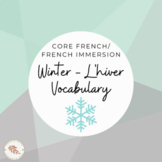 French Ultimate Winter Vocabulary (L'hiver)