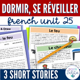 French Unit 25 - dormir, se réveiller French Reading Compr