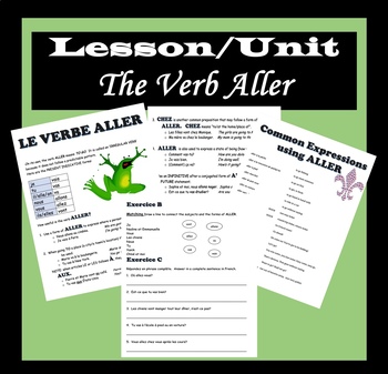 Preview of French Unit on the Verb ALLER