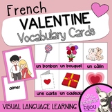 French Valentine Vocabulary Cards - La Saint-Valentin mots