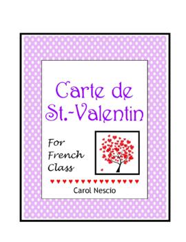 Preview of French Valentine's Card ♥ Carte de St.-Valentin