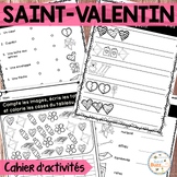 French Valentine's Day Activity Booklet - Saint-Valentin - Cahier d'activités 