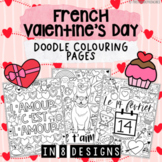 French Valentine's Day Coloring Pages | La Saint Valentin Coloriage