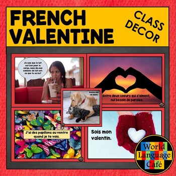 Preview of FRENCH VALENTINES DAY DECOR ❤️Jour de St. Valentin❤️French Bulletin Board