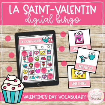 Preview of French Valentine's Day Digital BINGO | La Saint-Valentin