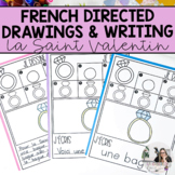 French Valentine's Day Directed Drawing & Writing Activity