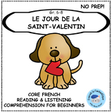 French Reading Comprehension Valentine's Day Jour de la Sa