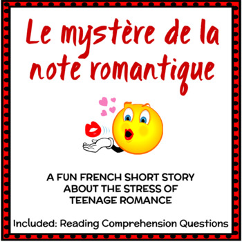 Preview of French Valentine's Day Short Story + Questions