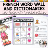 French Valentine's Day Vocabulary Word Wall Cards | Cartes