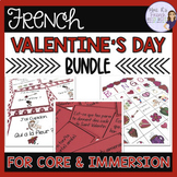 French Valentine's Day worksheets & speaking activity bund