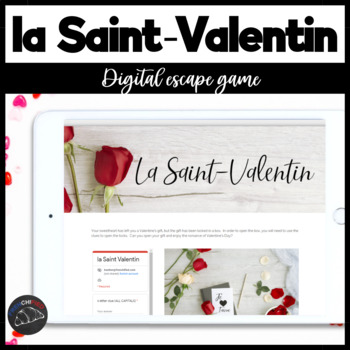 Preview of French Valentine’s Day digital escape room