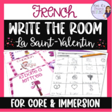 French Valentine's Day vocabulary write the room ÉCRIS LA 