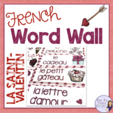 French Valentine's Day word wall MUR DE MOTS LA SAINT-VALENTIN