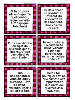 French Valentine's Day Writing - La Saint-Valentin by Mme McIntosh