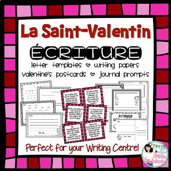 Preview of French Valentine's Day Writing - La Saint-Valentin