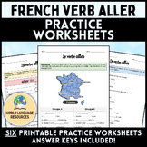 French Verb ALLER - Practice Worksheets