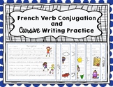 French Verb Conjugation & Cursive Writing Practice