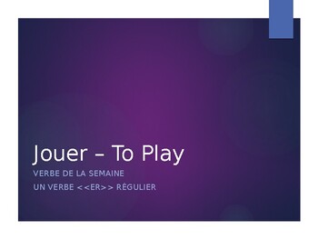 How to Conjugate 'Jouer' (To Play) in French