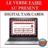 French Verb FAIRE BOOM CARDS (Digital Task Cards): FAIRE a