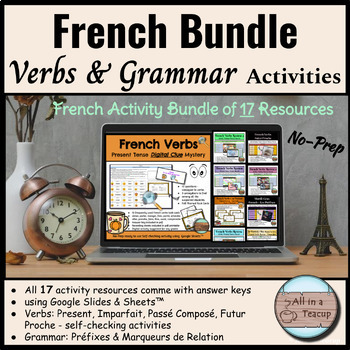 Preview of French Verb & Grammar Bundle of Digital Activities