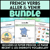 French Verbs ALLER & VENIR BUNDLE! Les endroits, futur pro