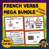 French Verbs Boom Cards, French Digital Flashcards, Regula