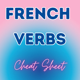 French Verbs Cheat Sheet