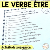 French Verbs Fill in the Blank - Verbe ÊTRE - Phrases au p