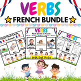 French Verbs Flashcards & Coloring Pages for PreK & K Kids