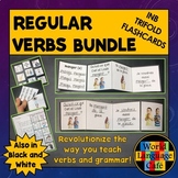 French Verbs Flashcards Interactive Notebook ER IR RE Verb