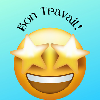 Preview of French Virtual Praise Stickers